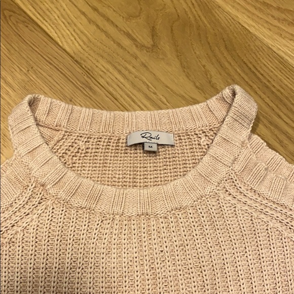 Rails cold shoulder blush sweater - Picture 6 of 8